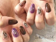 ソル ネイル(Sole Nail)/べっ甲×ニュアンスネイル☆