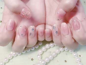 キラキラネイル 川口 南鳩ヶ谷店/持ち込みチークネイル