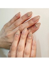 リグネイルスタジオ(Lig nail studio)/ストーンラインネイル