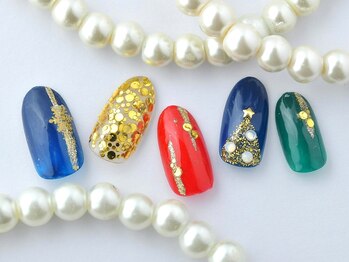 クリスマスネイル