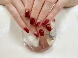 春ボルドー＆ハート☆定額