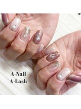 エーネイル エーラッシュ(A-NAIL A-LASH)/定額ハンドネイル【倉敷】