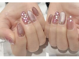 マグネット　桜ネイル