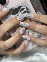 フラワーズネイル(flowers nail)/y2k/チークネイル