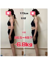ウェル整体院/3ヶ月で-6.8kg達成！