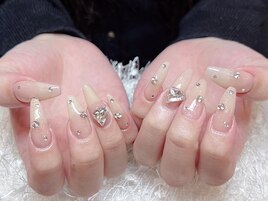 ハートワンカラネイル