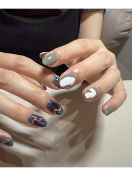 スカイフラワー アイ ネイル(sky flower)/ジェルネイル