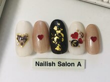 ネイリッシュサロン エー(Nailish Salon A)/バレンタイン ネイル
