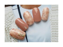 【hand】マーブルネイル