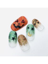 中野店ハロウィンネイル