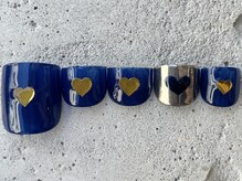 フリークネイル(FREAK Nail)/ハートホロ韓国 FOOT ¥10000