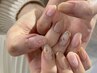 【Hand 】Rina design 初回オフ、パラジェル料金込 ¥12000