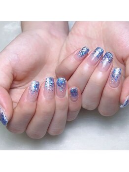 木にいる 錦糸町/ラメグラデーション