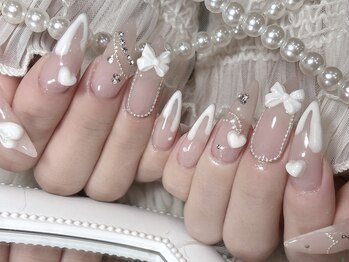 リンドネイル バイ モカ アンド ララ(Lind nail by moca and LaLa)/【mio】3Ｄネイル