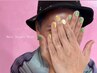 【hand】メンズネイル＊マグネットorワンカラー ラメ　￥4000