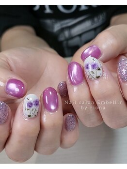 アンベリール(Embellir)/手書きフラワー定額デザイン