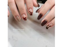 エンズネイル(O’s nail)/バレンタインネイル