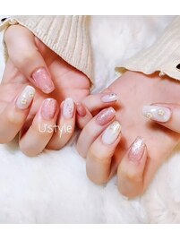 春のフラワーネイル