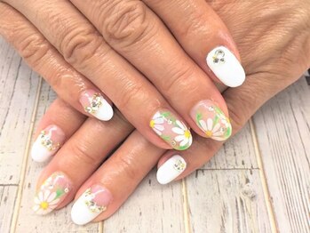 ウォーターワールド 大和店(WATER WORLD)/マーガレットネイル