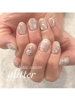 大人クリスマスネイル