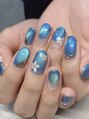 ネイルフロンティア 吉祥寺(NAIL FRONTIER)&nbsp;手描きフラワー♪[吉祥寺/パラジェル/お花/秋]