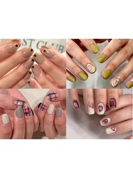 ショートネイルデザインが豊富