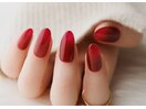 似合わせボルドーネイル