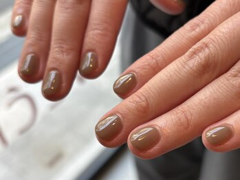 レトネイル レトネイル 大阪梅田(reto nail)/ワンカラー/ショート/グレージュ