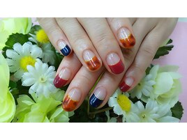 べっ甲フレンチネイル