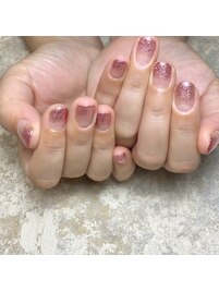 ☆ピンクラメグラデーション☆