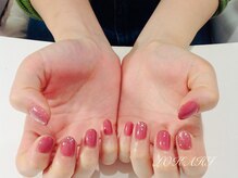 アイ アンド ネイル ロカヒ(Eye & nail LOKAHI)/ピンクきらきらネイル♪