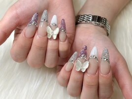 ★ラメ×フレンチネイル★