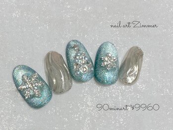 ネイルアート ジマー/90minart コース¥9960