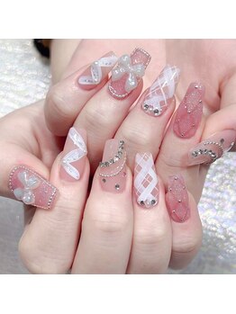 クイーンズビューティーサロン 新宿本店(Queen's beauty salon)/チップ長さだしやりつけ放題