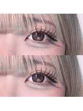 クレビア(CreBiA)/フラットラッシュ/目尻長め