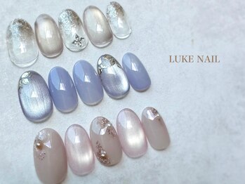 ルークネイル(LUKE NAIL)/シンプル夏ネイル　オフィス