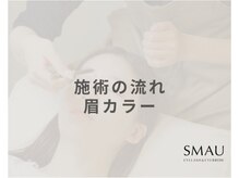 眉毛・まつ毛パーマ・パリジェンヌSMAU川越店[眉毛 まつ毛パーマ/眉毛/まつ毛パーマ]/施術の流れ（眉毛カラー）