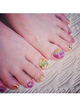 インビテーション(invitation)/キラキラフットネイル☆
