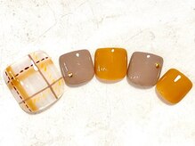 コーラルワン(CORAL ONE)/フット☆チェックネイル