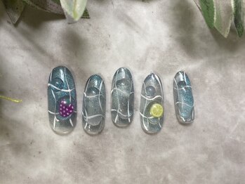 ネイルサロン ネイルクク(Nail KUKU)/8月ゴージャス