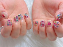 バーロ ビューティールーム(Balo Beauty Room)/ド派手！パーツネイル　三軒茶屋