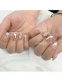 ドットミラーネイル