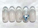 水色マグネット【定額ネイル】