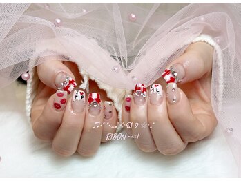 リボン 高田馬場(RIBON)/自爪アートやり放題*付け放題