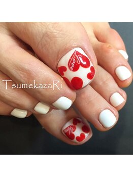 ツメカザリ 西金沢店(TsumekazaRi)/*フット:ハート*