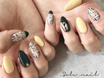 ソル ネイル(Sole Nail)/ツイードネイル☆