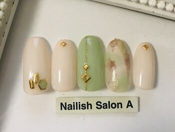 ネイリッシュサロン エー(Nailish Salon A)/タイダイネイル