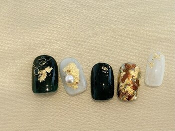 アンドココ 下北沢店(And & coco.)/振袖ネイル / 成人式ネイル