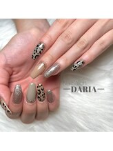 ダリア(Daria)/☆大人可愛いヒョウ柄ネイル☆