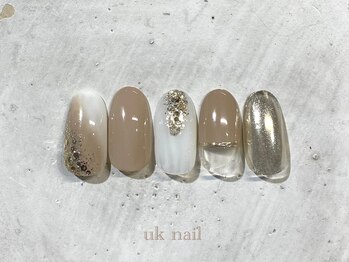 ユーケーネイル(uk nail)/定額アートA7000円